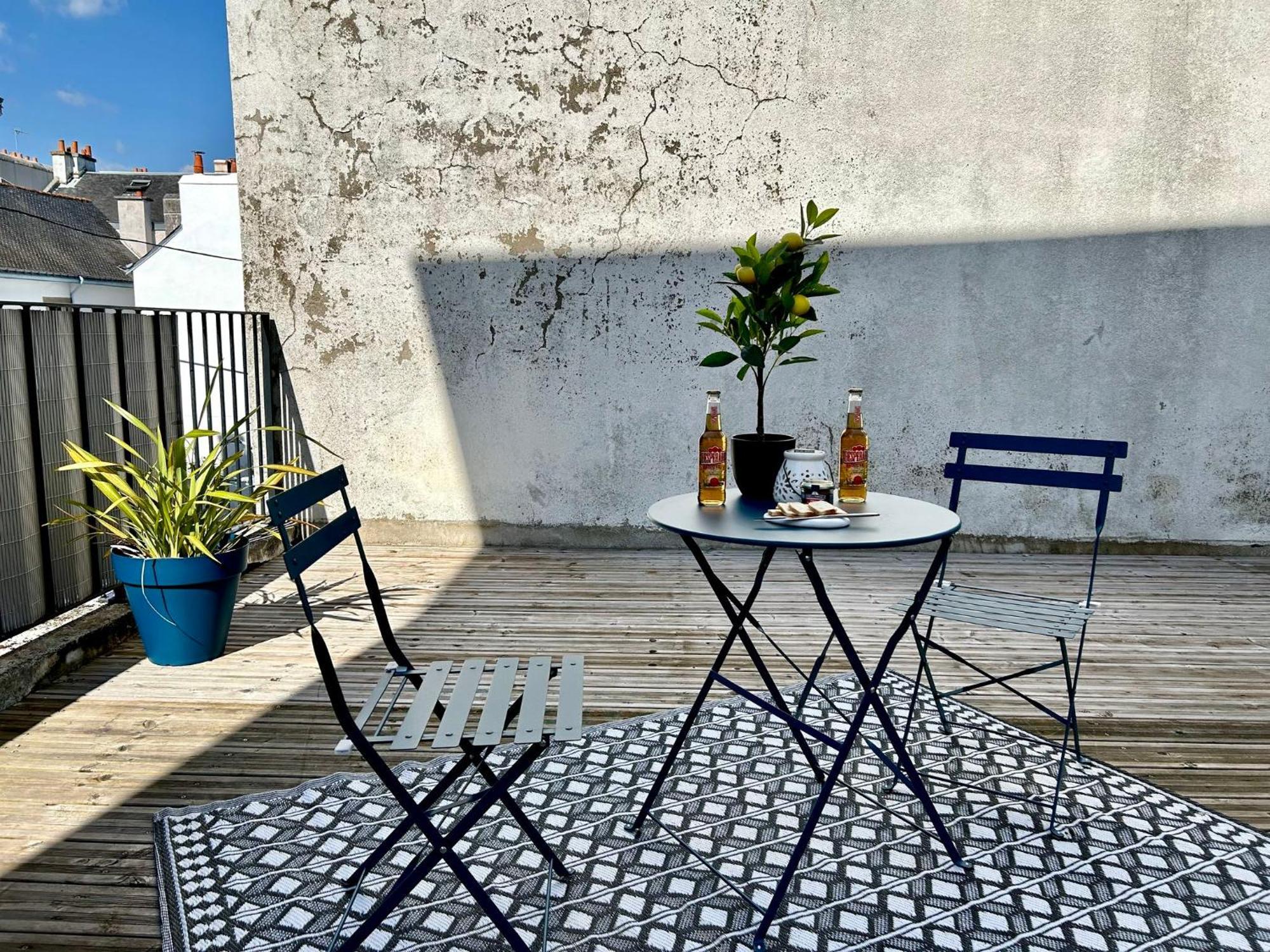 O Studio Terrasse - Centre Ville De Lorient - Gare Eksteriør billede